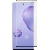 Folie compatibila cu Samsung Galaxy S22 Ultra, sticla securizata curbata, full-screen, Transparent-Negru, SOHO