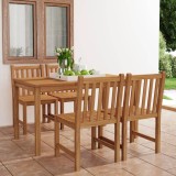 Set mobilier gradina, 5 piese, lemn masiv de tec GartenMobel Dekor, vidaXL