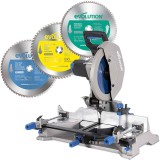 Cumpara ieftin Pachet fierastrau circular debitator stationar Evolution S355MCS de 355 mm + 4 panze
