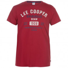 Tricou Lee Cooper rosu mas. M si L - Reducere finala!! foto