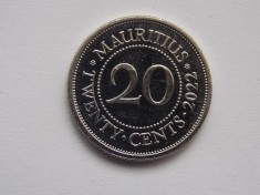20 CENTS 2022 MAURITIUS foto