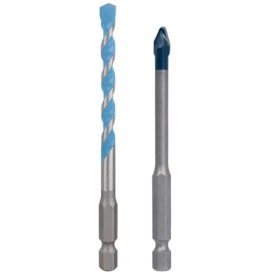 BOSCH Set burghiu pentru ceramica HEX-9, 6 mm si burghiu Multi Construction HEX-9, 6 mm foto