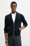Sisley cardigan barbati, culoarea bleumarin, 10F2S500H