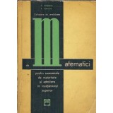 Culegere de probleme de matematici pentru examenele de bacalaureat si admitere in invatamantul superior - Cezar Cosnita