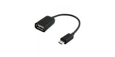 Cablu OTG microUSB mama- USB A tata