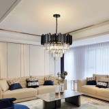 Candelabru Cristal BLOIS 10x E27 Negru Auriu ModernLight Concept