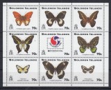 Solomon Islands - FLUTURI - MNH, Nestampilat
