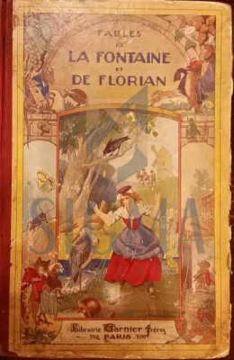 FABLES DE LA FONTAINE ET DE FLORIAN edition illustre par J. J. Grandville, 1930 foto