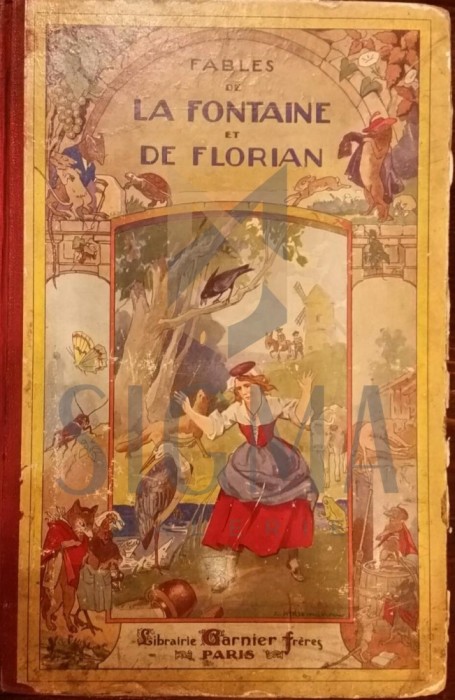 FABLES DE LA FONTAINE ET DE FLORIAN edition illustre par J. J. Grandville, 1930