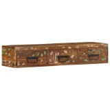 Cumpara ieftin Dulap TV montat pe perete 100x30x19 cm, lemn masiv reciclat