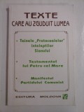 TEXTE CARE AU ZGUDUIT LUMEA (Tainele Protocoalelor inteleptilor Sionului / Testamentul lui Petru cel Mare / Manifestul Partidului Comunist)