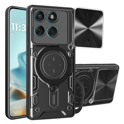 Husa Motorola Edge 60 Fusion Techsuit CamGuard Pro, negru foto