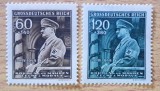 Lot 2 mărci poștale Grossdeutsches Reich &ndash; 60+140 și 120+380 &ndash; obliterate, stare foarte bună-A622
