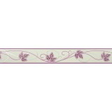 Bordura decorativa pentru tapet, mov, alb, 5.3cm x 10m, F802-163