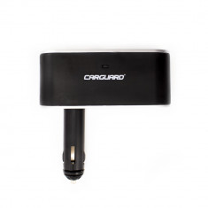 Priză triplă pentru brichetă auto + USB 1A – CARGUARD