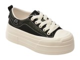 Pantofi sport EPICA negri, C119211, din piele naturala