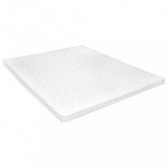 vidaXL Topper de saltea, profil tip ou cu spumă rece, 6 cm, 160x200 cm