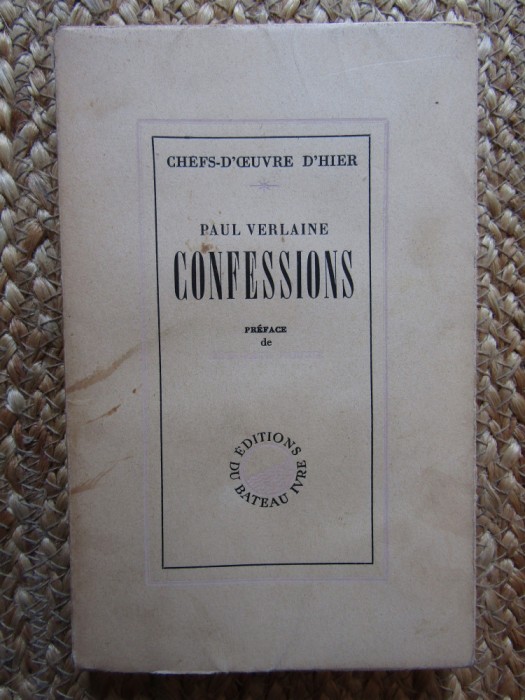 CONFESSIONS - PAUL VERLAINE