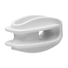 Izolator de colt pentru gard electric - Alb