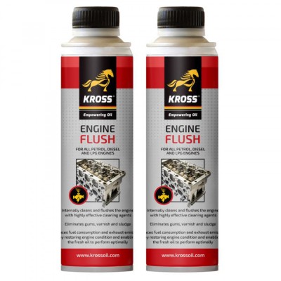 Pachet 2 x Aditiv Kross Engine Flush pentru curatare motor 250 ml foto