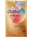 Set 10x Prezervative, Durex, Real Feel, fara Latex, fara alergeni, din Poliizopropen, Ultra Subtiri,