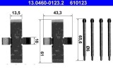 Set accesorii placute frana BMW 5, 6, 7 Motor 518, 520, 520 i, 520/6, 525, 528, 528 i, 628 CSi, 630 CS, 633 CSi, 635 CSi, 728, 728 i, 730, 732 i,