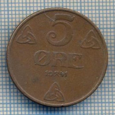 AX 401 MONEDA - NORVEGIA - 5 ORE -ANUL 1941 -STAREA CARE SE VEDE