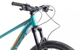 Bicicleta MTB Pegas Drumet PRO XS 27.5&quot; Verde Oxid, Cadru Aluminiu, Furca RST, Shimano, Roti WTB Ranger 27.5, Unisex