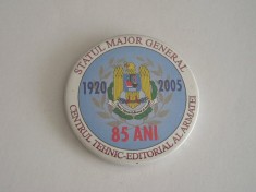 QW9 N2 14 - insigna - militar - Centrul tehnico-editorial al Armatei - SMG 2005