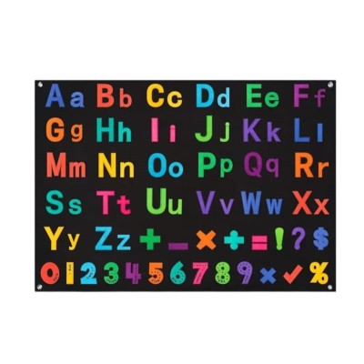 Jucarie Montessori educativa si interactiva, tip plansa de perete cu sistem de prindere sau covor, elemente cu scai, pentru acasa sau gradinita, pentr foto