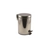 Cos gunoi inox cu pedala Perfect Home, 20L, bucatarie/baie, diametru 29.5 cm, inaltime 44.2 cm