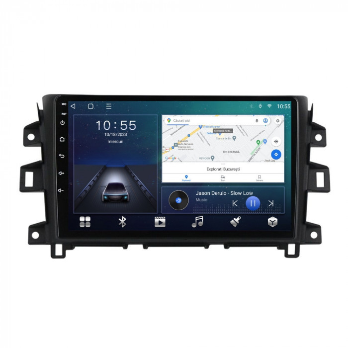 Navigatie dedicata cu Android Nissan Navara / NP300 D23 dupa 2014, 2GB RAM,
