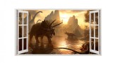 Cumpara ieftin Sticker decorativ cu Dinozauri, 85 cm, 4390ST