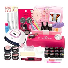 Kit Unghii False cu Gel UV SensoPRO Milano 15ml - Promotie #39 + CADOU Geanta Manichiura