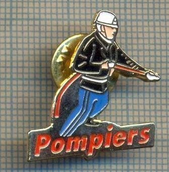Y 1037 INSIGNA - POMPIERS - POMPIERI -PENTRU COLECTIONARI foto
