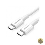 Cablu Date si Incarcare USB-C - USB-C UGREEN US264 60W 1m Alb
