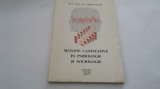 METODE CANTITATIVE IN PSIHOLOGIE SI SOCIOLOGIE -ANDREI NOVAK RF18/2