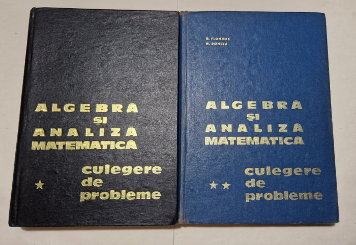 D. Flondor, N. Donciu - Algebra si analiza matematica (2 vol.)