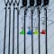 SET 4 Avertizori TLI07 CU 4 Swingeer MKM2 cu iluminare si 8 Tije