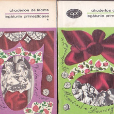 Choderlos de Laclos - Legăturile primejdioase ( 2 vol. )