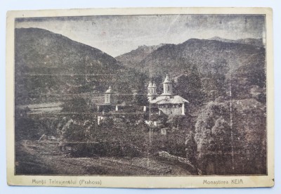 Muntii Teleajenului (Prahova) Monastirea Keia - Manastirea Cheia 1911 circulata foto