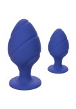 Set 2 bucati Plug Anal CalExotics Cheeky Buttplug - Violet
