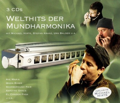 CD 3xCD Various Mit Michael Hirte, Stefan Kranz, Urs Balder &amp;ndash; Welthits Der Mundharmonika (VG+) foto