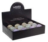 Set 12 globuri brad Craciun sticla multicolora II &Oslash; 8 cm
