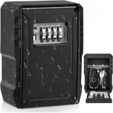 Cumpara ieftin Cutie metalica cu cifru pentru depozitare chei, VisionHub&reg;, waterproof, Caseta exterioara impermeabila, rezistenta, de capacitate foarte mare, aliaj d