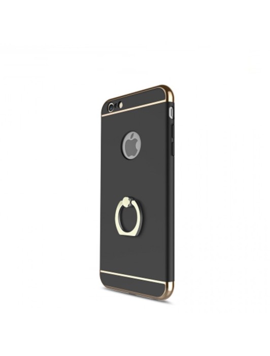 Husa Apple iPhone 6 Plus/6S Plus, MyStyle Elegance Luxury 3in1 Ring Black