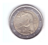 Moneda 2 euro Franta 2017 25 ani Pink Ribbon, stare buna, curata
