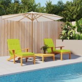 vidaXL Perne scaun de terasă, 2 buc, verde deschis, țesătură Oxford 361995