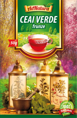 Ceai verde frunze 50gr adserv foto