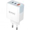 Incarcator Retea BWOO BO-CDA133, 40W, 3A, 1 x USB-A - 2 x USB-C, Alb